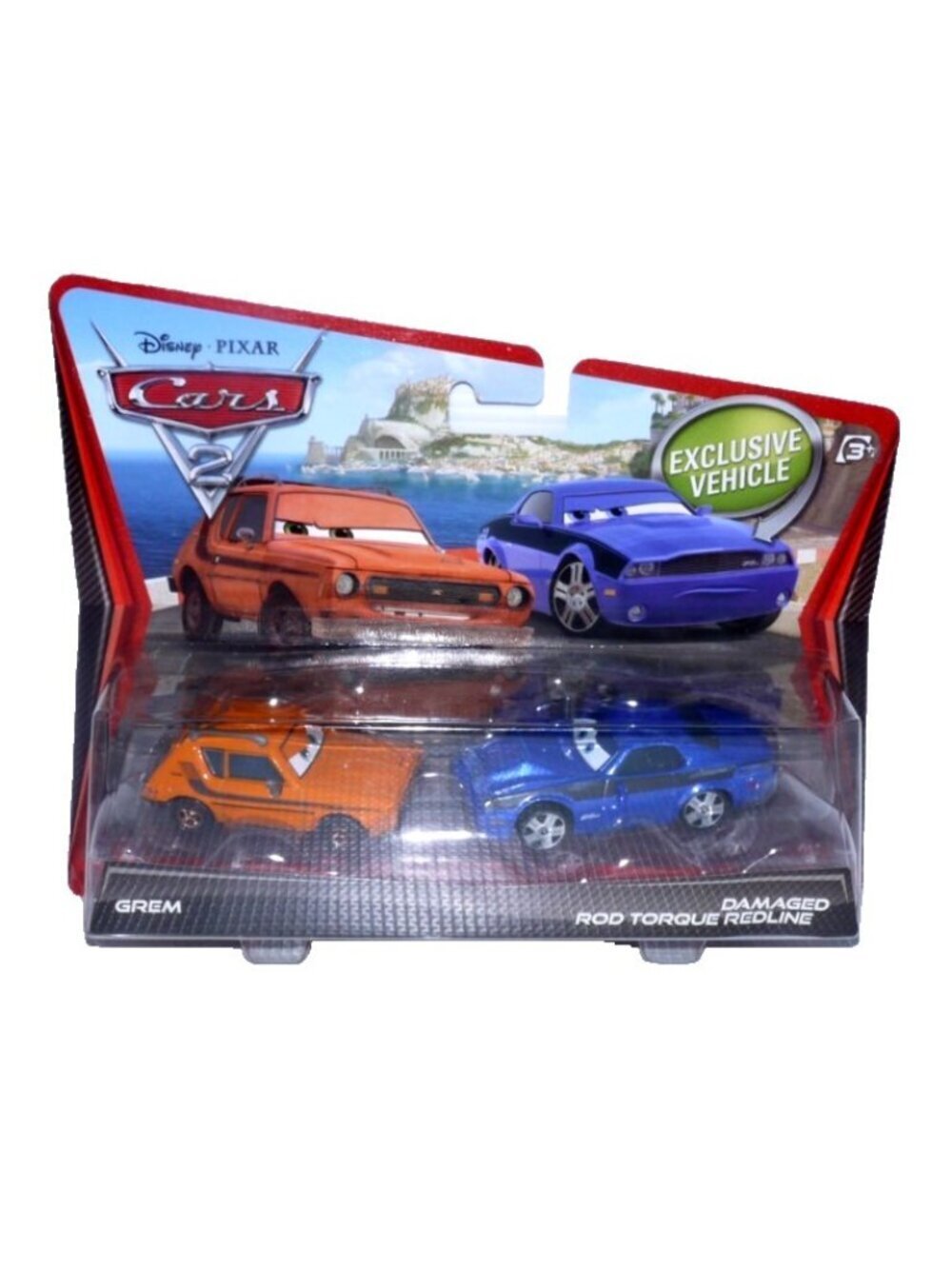Disney Pixar Cars Grem & Damaged Rod Torque Redline Exclusive Mattel 2010 New